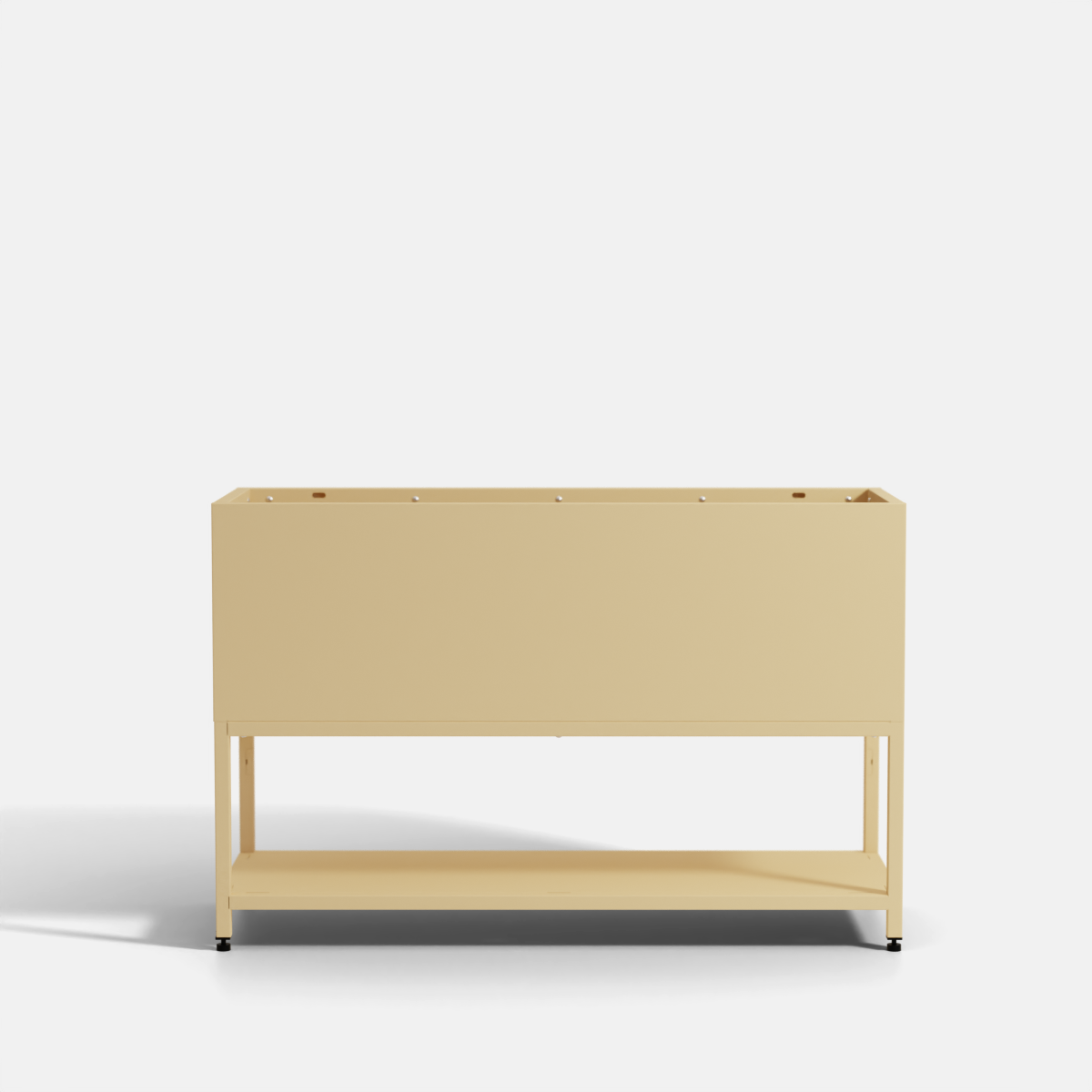 INOX Living Edelstahl Hochbeet "Riviera" in beige als Freisteller