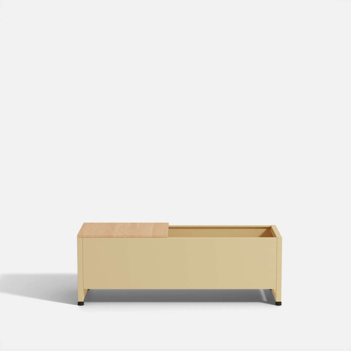 INOX Living Edelstahl Plantbox "Dublin" in beige als Freisteller