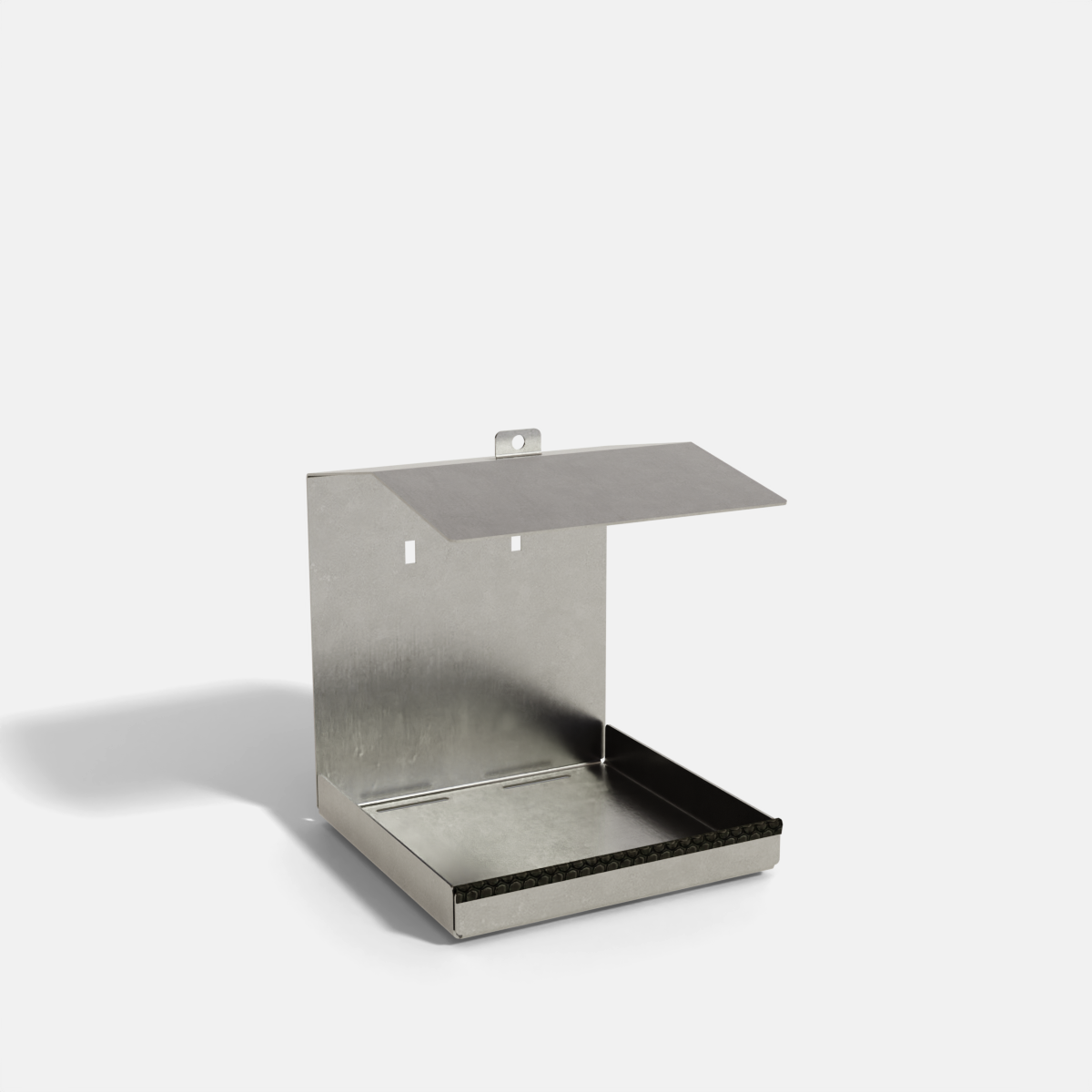 INOX Living Edelstahl Vogelhaus "Helsinki" in silber als Freisteller